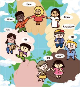 まちがいさがしの絵 上