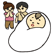 寝た子を起こすな論のイラスト